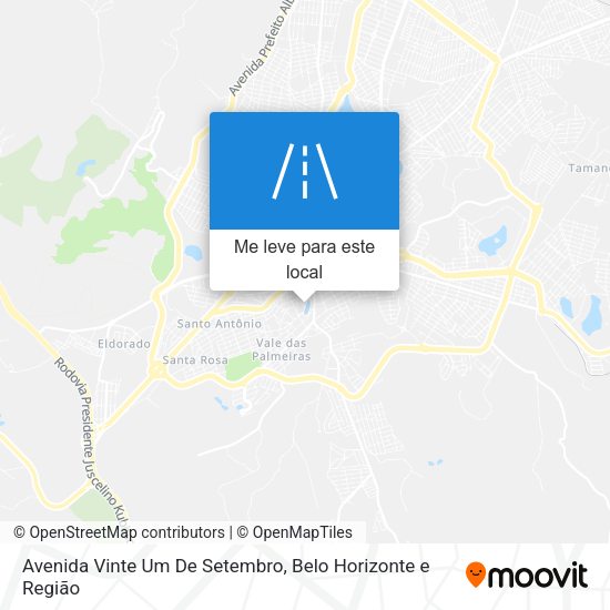 Avenida Vinte Um De Setembro mapa