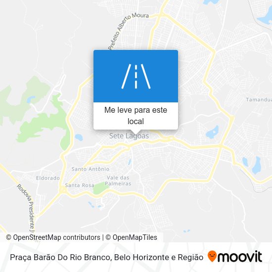 Praça Barão Do Rio Branco mapa