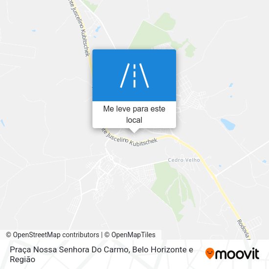 Praça Nossa Senhora Do Carmo mapa