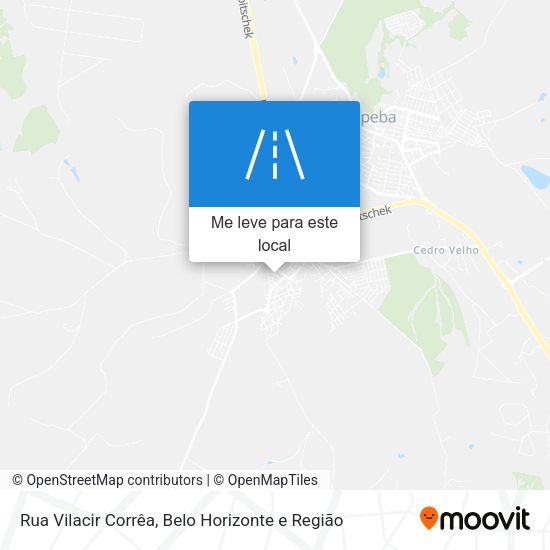 Rua Vilacir Corrêa mapa