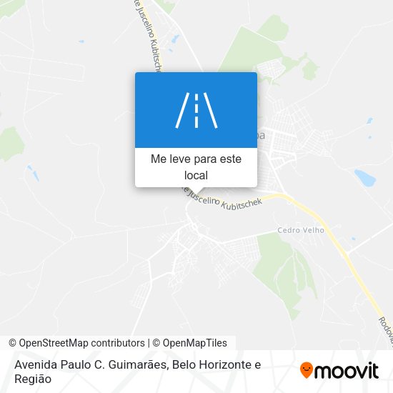 Avenida Paulo C. Guimarães mapa