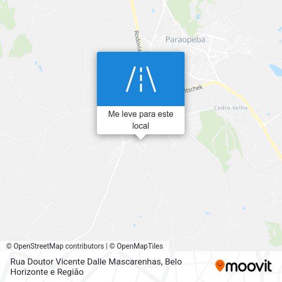 Rua Doutor Vicente Dalle Mascarenhas mapa
