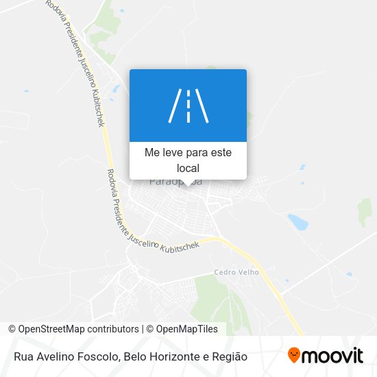 Rua Avelino Foscolo mapa