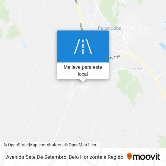 Avenida Sete De Setembro mapa