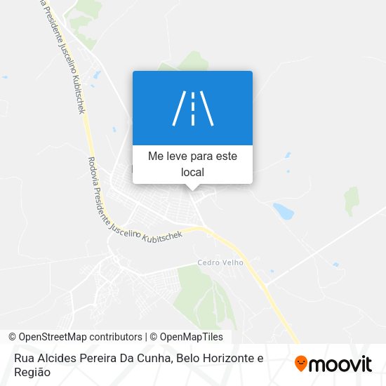 Rua Alcides Pereira Da Cunha mapa