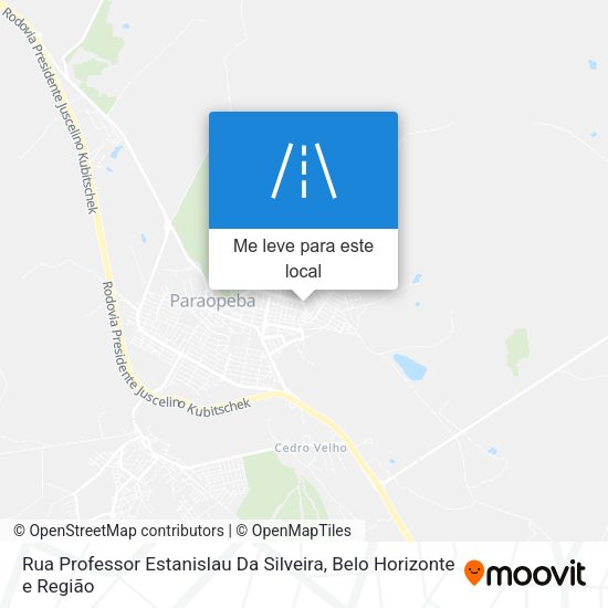 Rua Professor Estanislau Da Silveira mapa