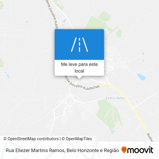 Rua Eliezer Martins Ramos mapa