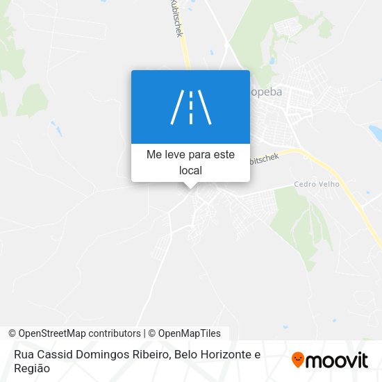 Rua Cassid Domingos Ribeiro mapa
