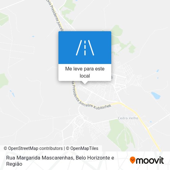 Rua Margarida Mascarenhas mapa