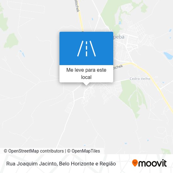 Rua Joaquim Jacinto mapa