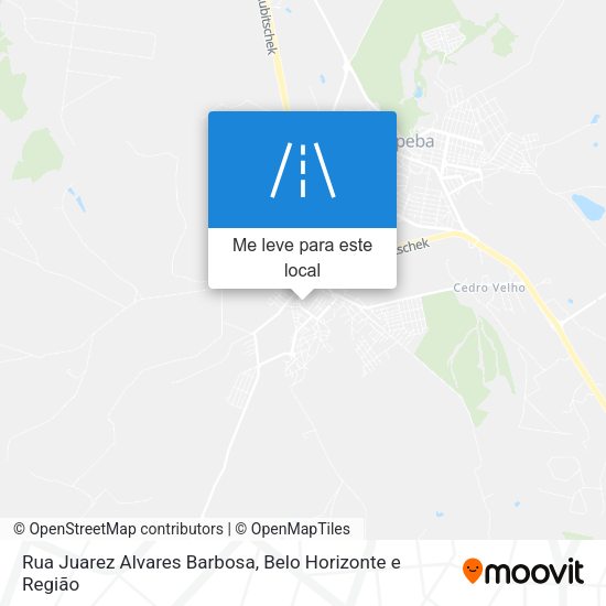 Rua Juarez Alvares Barbosa mapa