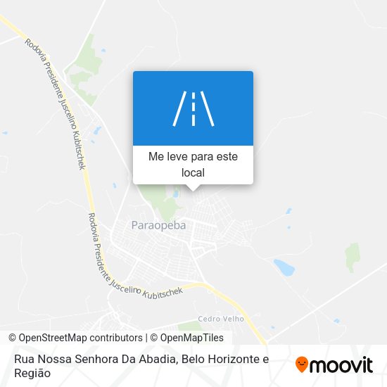 Rua Nossa Senhora Da Abadia mapa