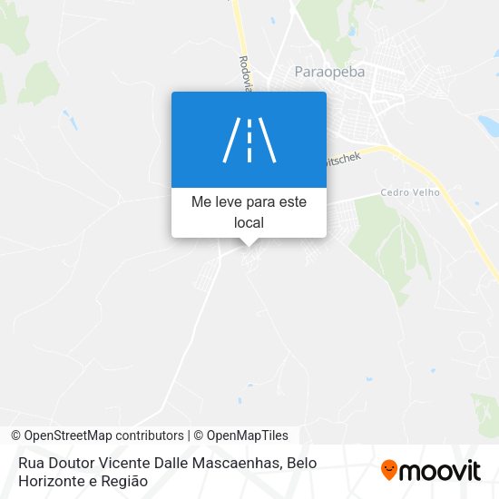Rua Doutor Vicente Dalle Mascaenhas mapa