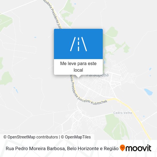 Rua Pedro Moreira Barbosa mapa