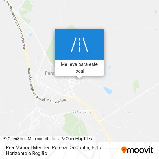 Rua Manoel Mendes Pereira Da Cunha mapa