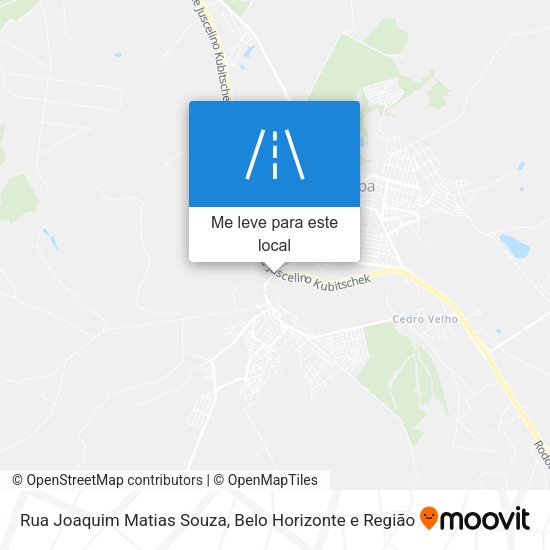 Rua Joaquim Matias Souza mapa