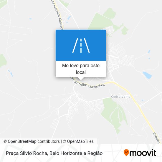 Praça Silvio Rocha mapa
