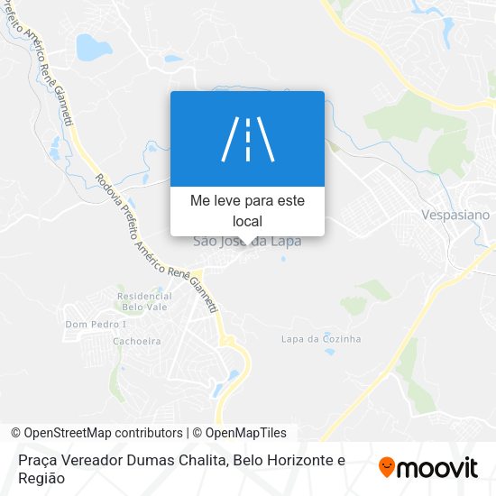 Praça Vereador Dumas Chalita mapa