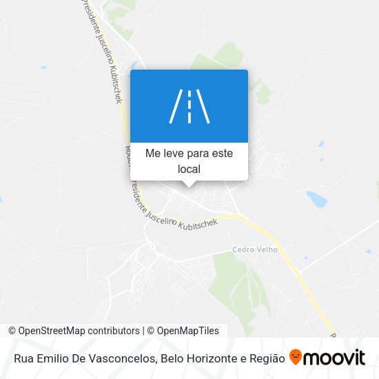 Rua Emilio De Vasconcelos mapa