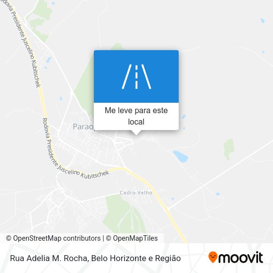 Rua Adelia M. Rocha mapa