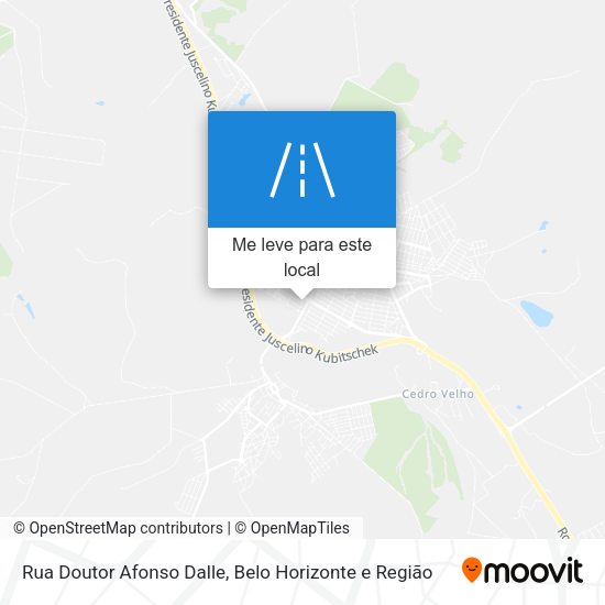Rua Doutor Afonso Dalle mapa