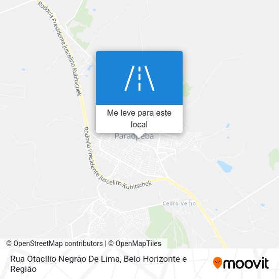 Rua Otacílio Negrão De Lima mapa