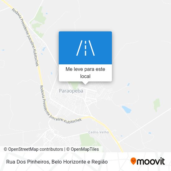 Rua Dos Pinheiros mapa