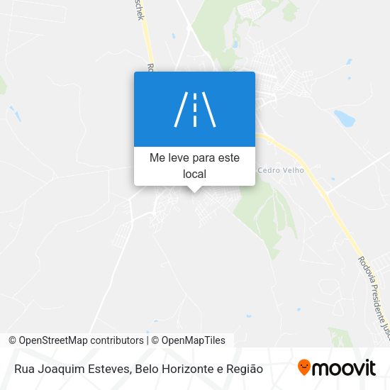 Rua Joaquim Esteves mapa