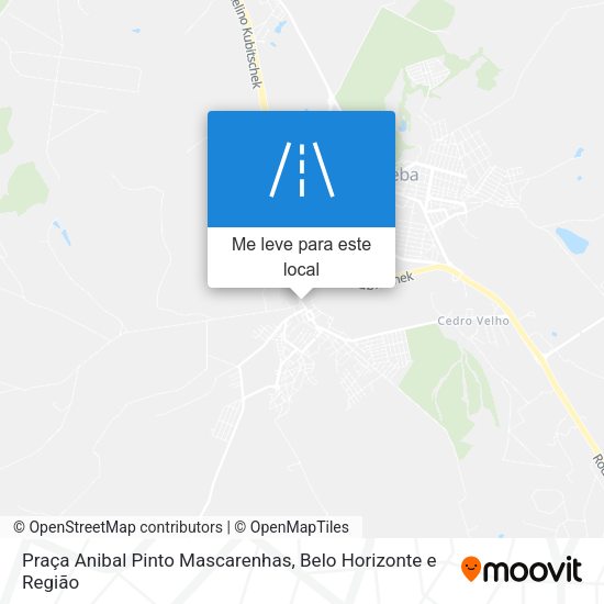 Praça Anibal Pinto Mascarenhas mapa