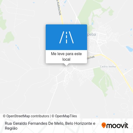 Rua Geraldo Fernandes De Melo mapa