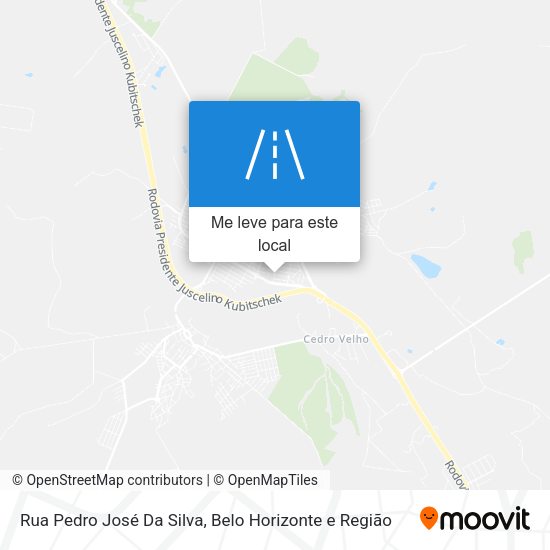 Rua Pedro José Da Silva mapa