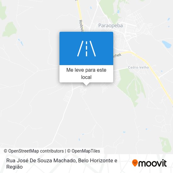Rua José De Souza Machado mapa