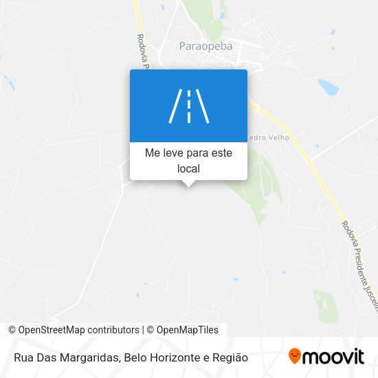 Rua Das Margaridas mapa