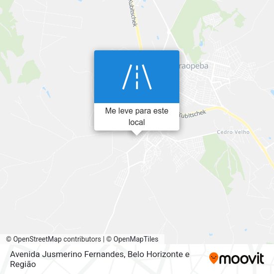 Avenida Jusmerino Fernandes mapa