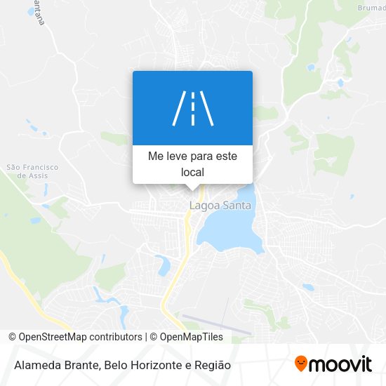 Alameda Brante mapa