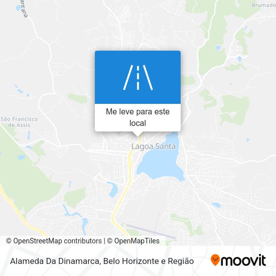 Alameda Da Dinamarca mapa