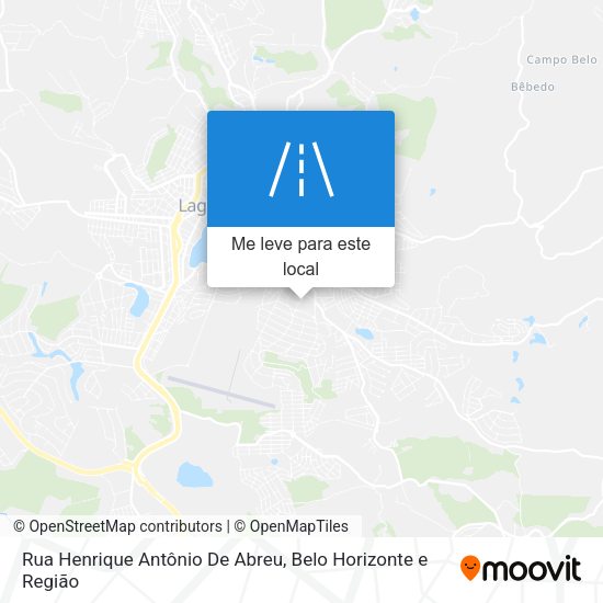 Rua Henrique Antônio De Abreu mapa