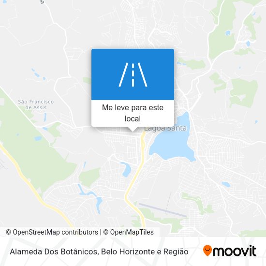 Alameda Dos Botânicos mapa