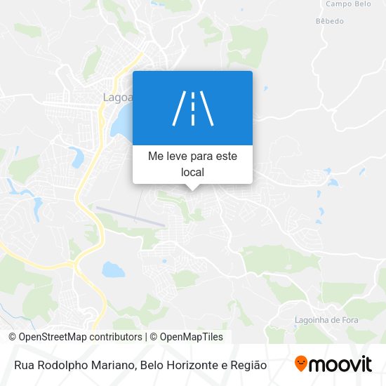 Rua Rodolpho Mariano mapa