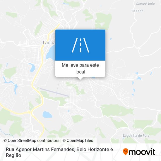 Rua Agenor Martins Fernandes mapa