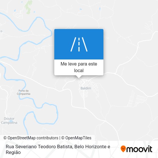 Rua Severiano Teodoro Batista mapa