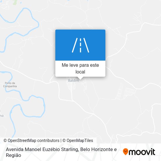 Avenida Manoel Euzébio Starling mapa
