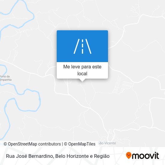 Rua José Bernardino mapa