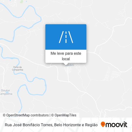 Rua José Bonifácio Torres mapa