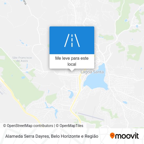 Alameda Serra Dayres mapa