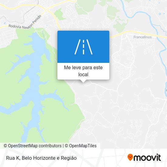 Rua K mapa