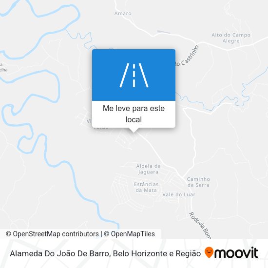 Alameda Do João De Barro mapa