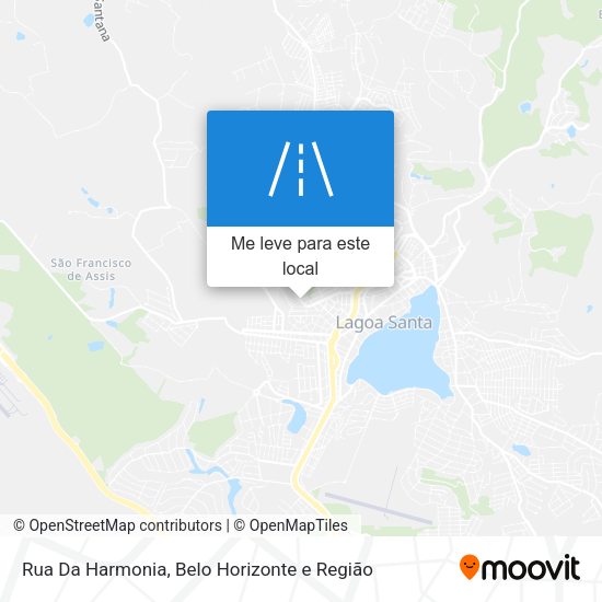 Rua Da Harmonia mapa