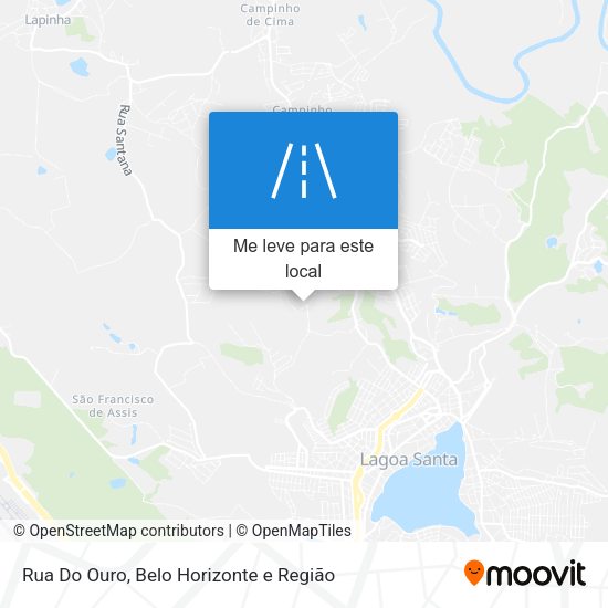 Rua Do Ouro mapa