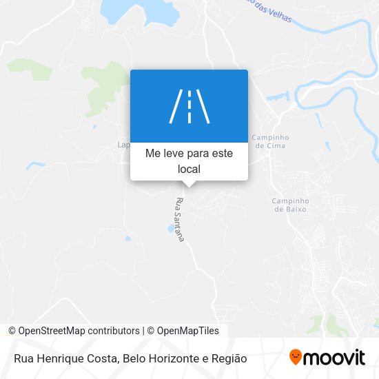 Rua Henrique Costa mapa